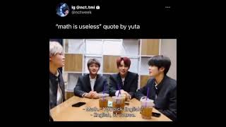 "math is useless"quote by yuta