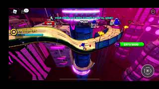 Sonic speed simulator Metal Sonic event