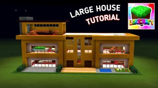 Lokicraft House : How To Build a Large Modern House in Lokicraft Hindi || Lokicraft Tutorial