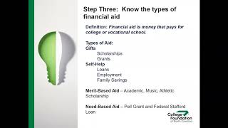 CFNC: 7 Steps You Need to Know about Financial Aid – Victor E. Bell, Jr. Scholarship Winners