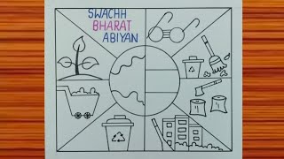 Swabhav Swachhata Sanskar Swachhata Drawing / Swachhata Hi Seva Drawing / Swachh Bharat Drawing