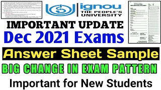 IGNOU EXAM IMPORTANT UPDATE || Answer Sheet Sample Front Page कैसे Fill up करें info By TIPS GURU