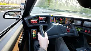 Driving RC KITT on the freeway