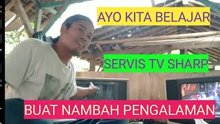 BUAT PEMULA BELAJAR MENGUKUR MENCARI KERUSAKAN TV MATI TOTAL