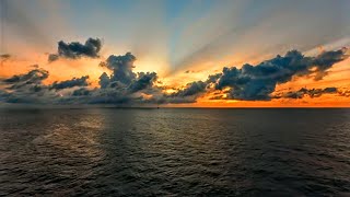 Waiting for Sunrise in the Middle of the Gulf of Thailand - 1 Hour - Meditation