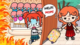 Bad Mom Left Me Alone With 10 Babies ️🏆️🤹Sad Story I Toca Life Story I Toca Boca