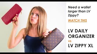 Need a wallet larger than Zippy? Watch this. Louis Vuitton Daily Organizer vs Zippy XL