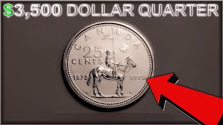 Extremely Rare 1973 Large Bust Mountie Quarter