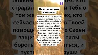 Молитва за чудо исцеления#православие