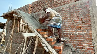 Wow Awesome Amazing Stairs!-How To Build Brick Stairs Accurately Using Sand And Cement