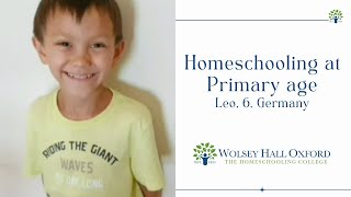 Homeschooling at Primary age with Wolsey Hall Oxford - Leo