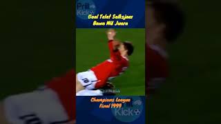 Solksjaer goal vs Bayern Munich final liga champions 1999 #shorts #videoshorts #ucl