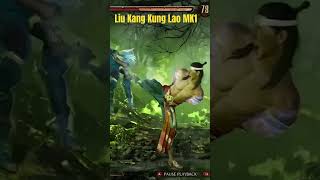 Liu Kang Combos kung Lao Combo Setup MK1 Mortal Kombat 1 #shorts #short #mk