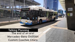 The end of an era! Transit Systems Mercedes Benz O405NH (Custom Coaches Citaro)