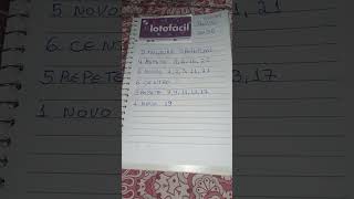 Palpite para o concurso da lotofácil 3030 final zero , curte e escreva - se no canal .