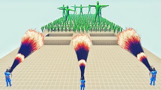 100x ZOMBIE + GIANTS vs 3x EVERY GOD - Totally Accurate Battle Simulator TABS