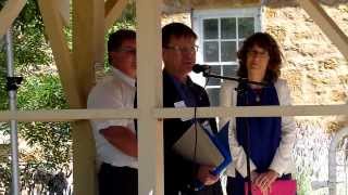 Dedication of Restored Headstones