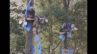 8.25.09 Treesit begins above Pettry Bottom, Raleigh County, WV