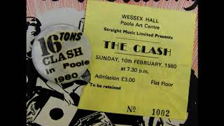 The Clash Wessex Hall, Poole 10th Feb 1980