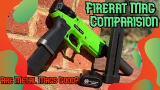 Metal Firerat Mag Review! (A Metal Nerf Mag Comparision)