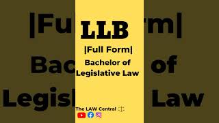 What does LLB stand for? #llb #law #lawschool #Llb #shorts #shortvideo #viral #lawstudents