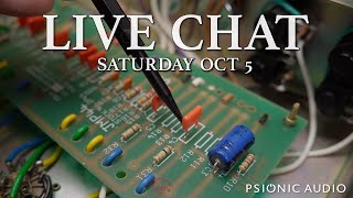 Live Chat | Saturday Oct 5