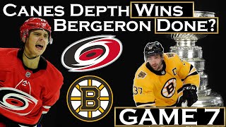 Carolina Hurricanes Win Game 7 Over the Boston Bruins Find Out Why!