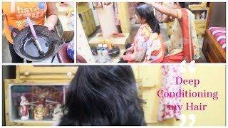 How I deep condition my hair naturally using Henna | Homemade Hair Pack | SreyaandRayan