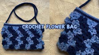 Quick and Simple Crochet Flower Bag Tutorial! 👜🧶