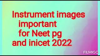 #instruments images important for Neet Pg 2022 #short video#overview#revise#mcq#subscribe