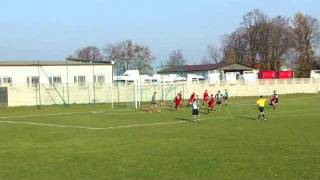 Łysica Bodzentyn - Janina Libiąż - gol na 1-0