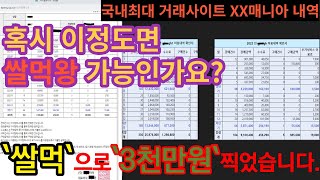 이정도로 쌀먹왕 가능할까요? 직장인인 저는 쌀먹으로 연봉3천만원을+@시켰습니다.