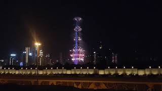 Dubai Celebrated 2021 New Year in Burj Khalifa | DXNWORLD4U