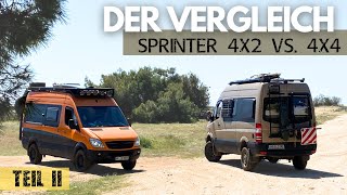 OFFROAD Vergleich 💥 - Sprinter 4x2 mit Sperre genauso gut wie 4x4 Werksallrad ??🤔 | Videospecial