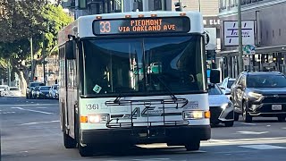 AC Transit 2013 Gillig Low Floor 1361 on route 33