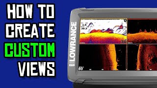 How To Create a Custom Screen on A Lowrance Hook2 Fish Finder