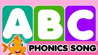 ABC Phonic Song - Toddler Learning Video Songs, A for Apple, Nursery Rhymes, Kids Songs, ABCD Song