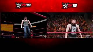 WWE 2K19 ENTRADAS Conceptos  Seth Rollins, Dean Ambrose & Tommaso Ciampa 360p