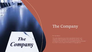 The Company