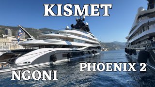 KISMET-NGONI-PHOENIX 2-UNICORN and many more Superyachts 1 week before Monaco Yacht Show 2024