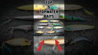 Best Topwater Bass Lures to Catch MONSTER Fish! [2024] #top5 #fishing #shorts