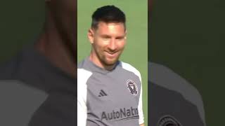 Lionel Messi is always smiling during his first training session in Inter Miami #short