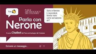 "Parla con Nerone". Il nuovo chatbot del Parco archeologico del Colosseo