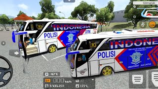 BUSSID LIVERY POLISI INDONESIA PATROLI JALAN RAYA