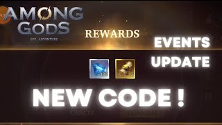 New Code! + Events Updates || Among Gods! RPG Adventure