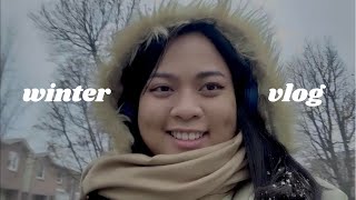 WINTER VLOG ☃️ first snowfall, cozy mornings, black friday