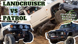 LANDCRUISER VS PATROL - NIGHT RUN @ WHEENY CREEK