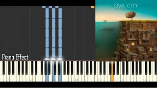 Owl City - Shooting Star (Piano Tutorial Synthesia)