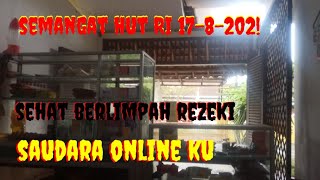 HUT RI 17/8-21 Hut Medung Sambil Bersihkan Debu Warung/live