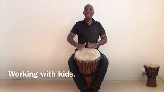 Drumming with kids. video 1